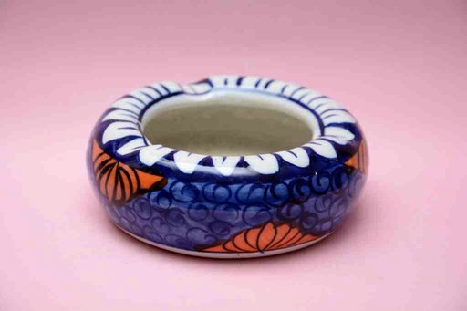 [PK0023-CF-BPO-025885] Blue Pottery Ash Tray