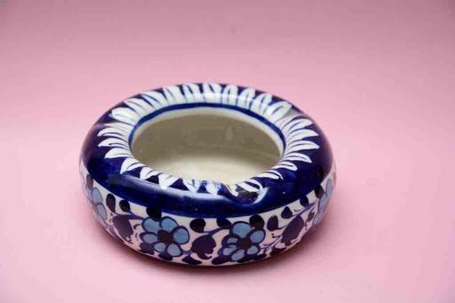 [PK0023-CF-BPO-025886] Blue Pottery Ash Tray