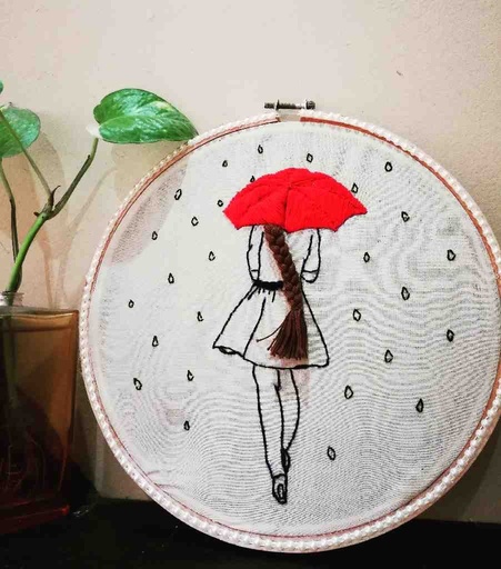 [PK4905-CF-ART-025954] Decorative Embraided Frame