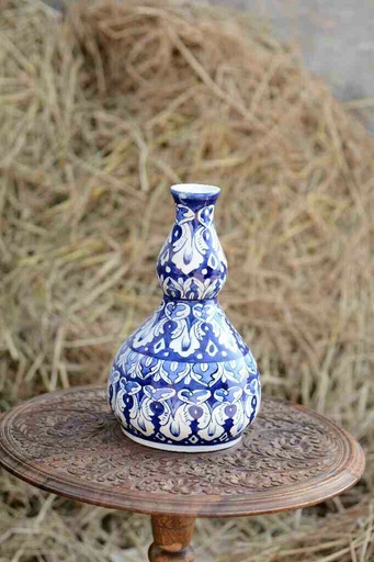[PK0363-HM-TRY-026156] Blue Pottery Vase