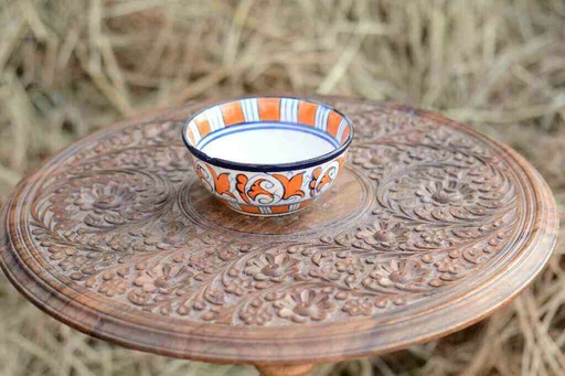 [PK0363-CF-BPO-026167] Blue Pottery Deep Bowl