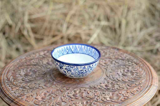 [PK0363-CF-BPO-026174] Blue Pottery Deep Bowl