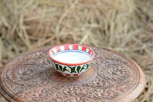 [PK0363-CF-BPO-026175] Blue Pottery Deep Bowl