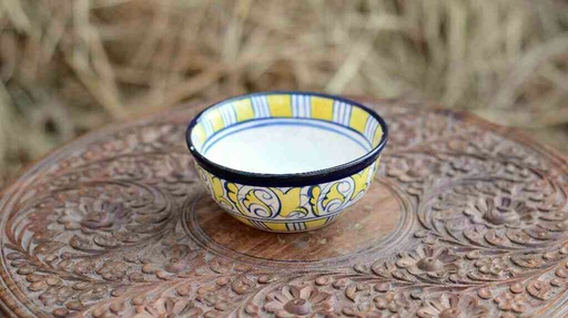 [PK0363-CF-BPO-026184] Blue Pottery Deep Bowl