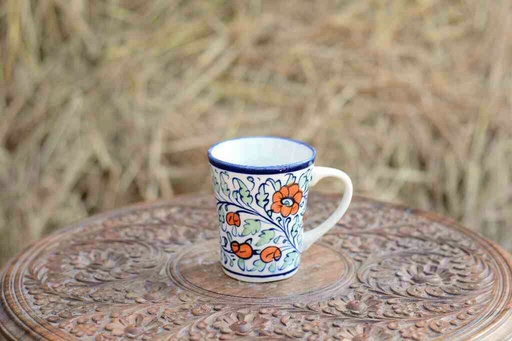 [PK0363-CF-BPO-026190] Blue Pottery Mug