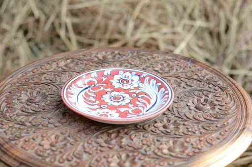 [PK0363-CF-BPO-026249] Blue Pottery Quarter Plate