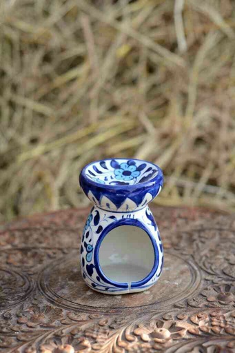 [PK0363-CF-BPO-026395] Blue Pottery Fragrance Oil Burner