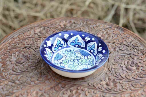 [PK0363-CF-BPO-026406] Blue Pottery Bowl