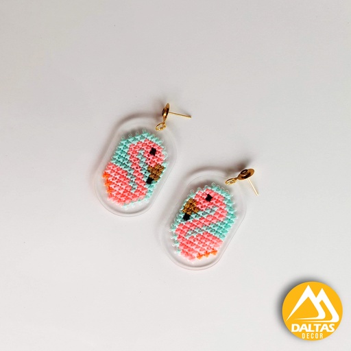 [PK5426-JW-EAR-027457] Earrings embroidered