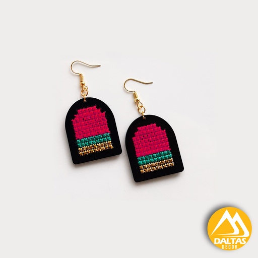 [PK5426-JW-EAR-027538] Earring Embroidered