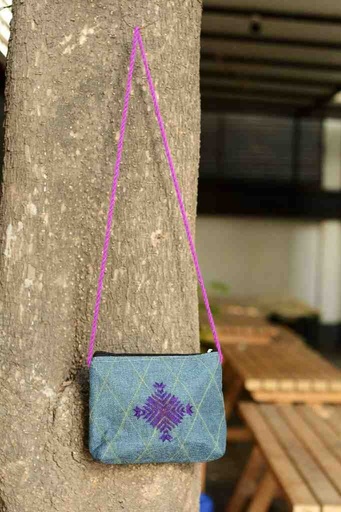 [PK5848-BG-SHO-027940] Hazara Embroidered Messenger Bag