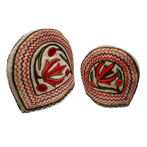 [PK0208-HM-KIT-002613] Hand Embroidery Tea Cozy set