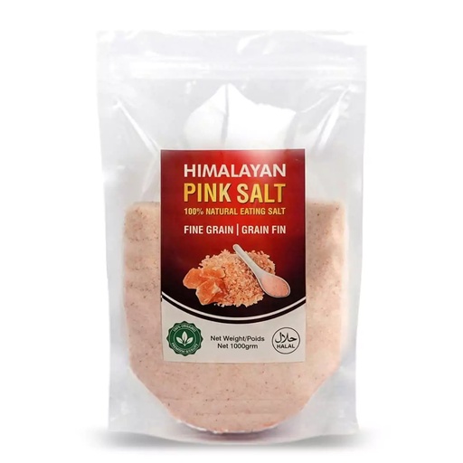 [PK8146-HM-DCR-029176] Himalayan Pink Salt Fine Grain 1000gm