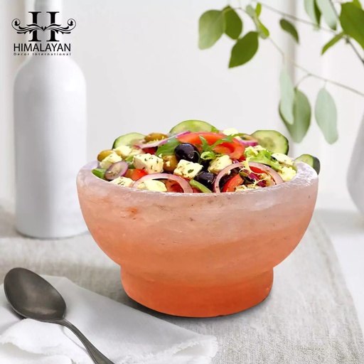 [PK8146-HM-KIT-029219] Natural Rock Salt Salad Fruit Bowl
