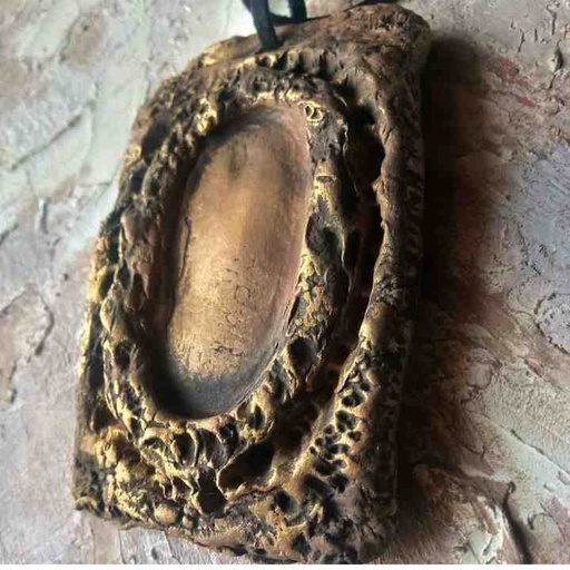 [PK5419-JW-NCK-029728] Hand sculpted pendant necklace 