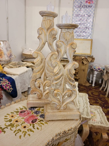 [PK9842-HM-DCR-030129] Candle Stands (small)