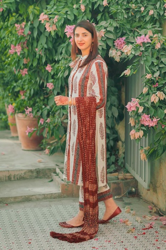 [7-ajrak-24] AJRAK DUPATTA