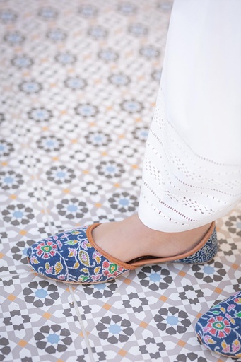 [3-KHUSSA-25] AJRAK EMBROIDERED KHUSA 3