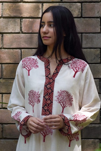 [15-kp-25] Block-Print Kurta