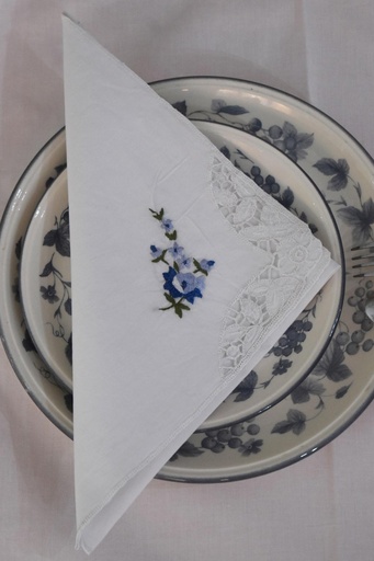 [24-K-7] Floral Blue