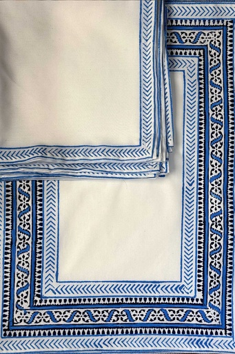[1-M-24] BLOCK PRINTED MATS AND NAPKINS