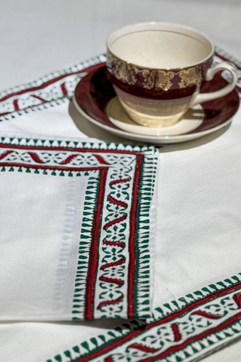 [1-TM-25] Block print Placemats