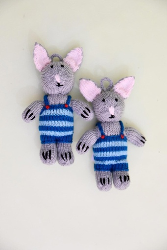 [7-kn-19] Funny Bunny - Blue