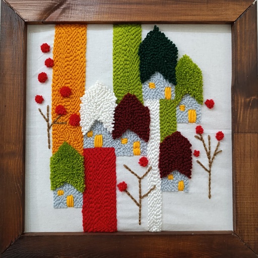 [VC-TNT-002] Whimsical Village In Color Blooms