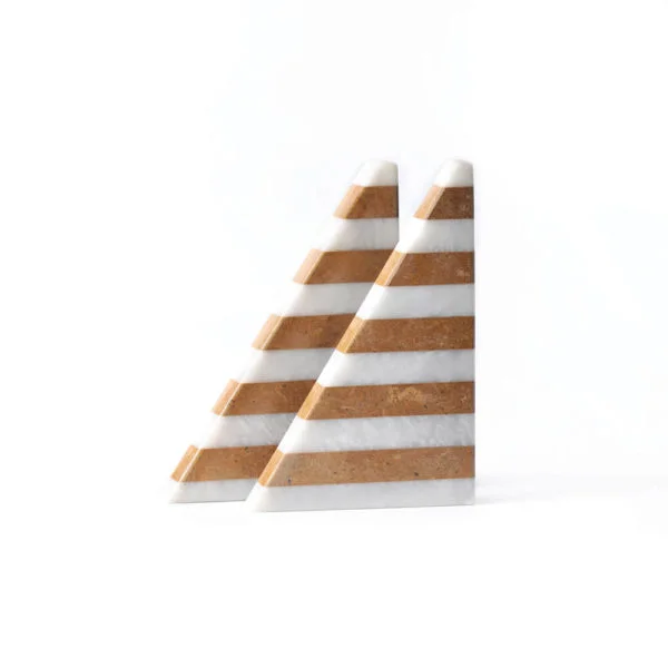 [VC-RAKH-BE-SG-10102] Striped Bookends – G&W