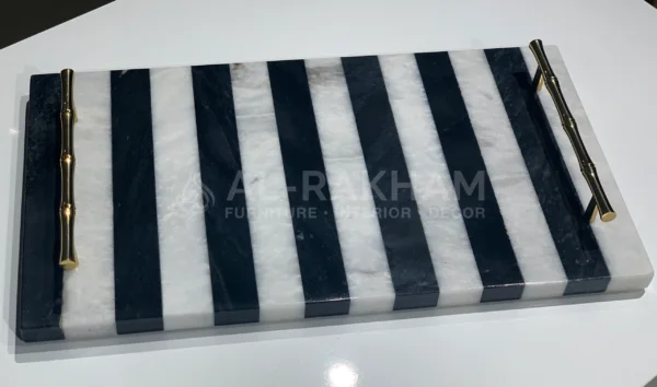 [VC-RAKH-MT-STP-10101] Marble Tray – Striped
