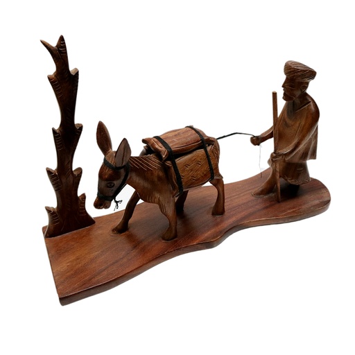 [PK0130-HM-SCL-003231] Seesham wooden Pakistan culture sculpture