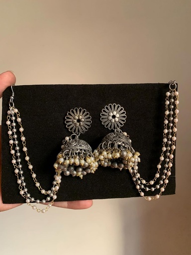 [VC-JHIL-343] Phool Sahara Jhumkas