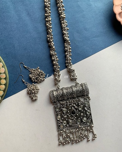 [VC-JHIL-462] Sheesha Sqaure Manka Mala Set