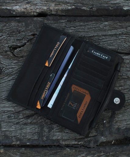 [VC-ZNFA-037] Rosy Handy Clutch – Black