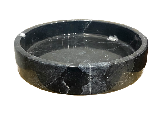 [VC-LAH-054] MARBLE - FLAT BOWL - 30cm