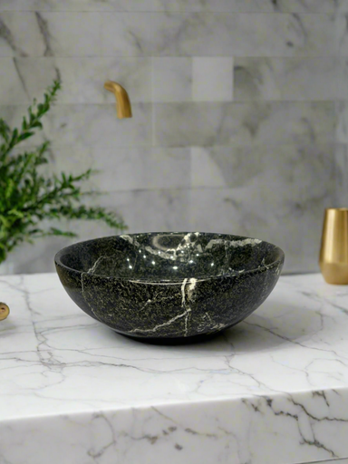 [VC-LAH-060] MARBLE - DEEP BOWL - 25cm