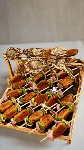 [VC-LAH-065] Brass Platter with Handle - 12x18