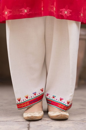 [2.S.24] Rainbow Embroidered Shalwar