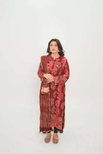 [10-K-26] Phulkari Gulbahar Kurta