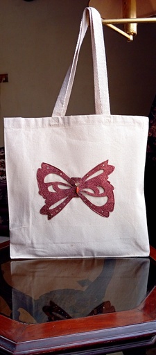 Embroidered tote bag