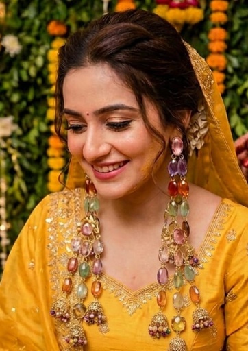 Wedding bridal mayon earrings