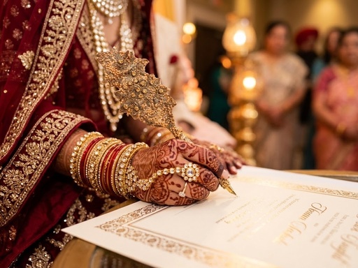 Shagun pen for Nikkah ceremony.