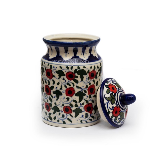 Pickle Jar Blue Pottery