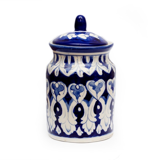 Pickle Jar Blue Pottery
