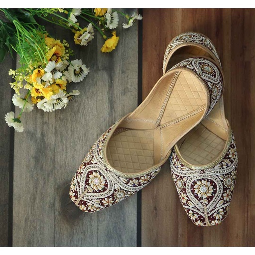 Fully Embroidered Khussa For Men