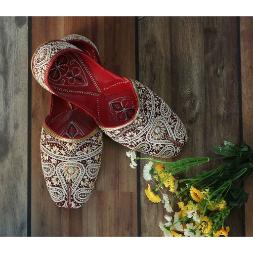 Fully Embroidered Khussa For Men