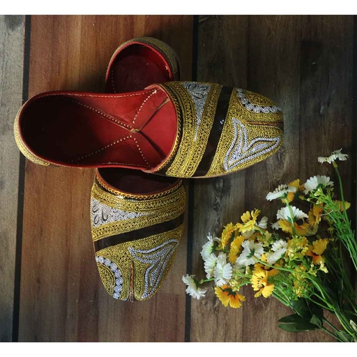Fully Embroidered Khussa For Men
