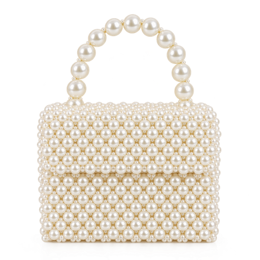 Ivory Pearl Box Bag