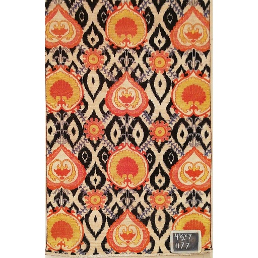 [PK0499-HM-RUG-004130] Modern Carpet -Wool&Silk- 4.6 x 7 ft