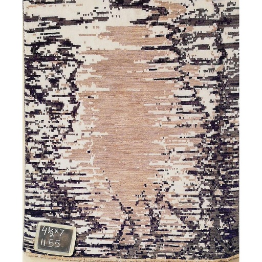 [PK0499-HM-RUG-004131] Modern Carpet -Wool&Silk- 4.6x7